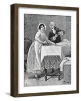 Act III, Scene VI from Comedy Mistress of Inn-Carlo Goldoni-Framed Giclee Print