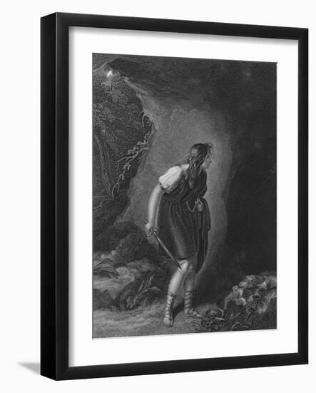 Act III Scene vi from Cymbeline, c19th century-null-Framed Giclee Print