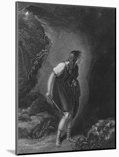 Act III Scene vi from Cymbeline, c19th century-null-Mounted Giclee Print