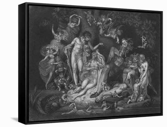Act IV Scene i from A Midsummer Nights Dream, c19th century-null-Framed Stretched Canvas