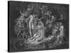 Act IV Scene i from A Midsummer Nights Dream, c19th century-null-Stretched Canvas