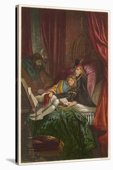 Act IV Scene III: The Two Young Princes in the Tower-Joseph Kronheim-Stretched Canvas
