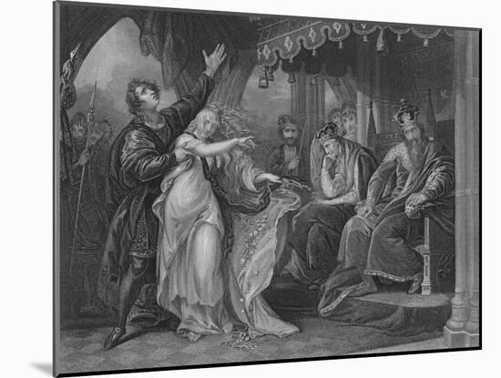 Act IV Scene v from Hamlet, c19th century-null-Mounted Giclee Print