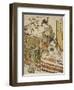 Act Nine: Yuranosuke's House in Yamashina from the Play Chushingura, C.1779-80-Katsukawa Shunsho-Framed Giclee Print