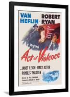 Act of Violence, Robert Ryan, Janet Leigh, Van Heflin, 1948-null-Framed Art Print