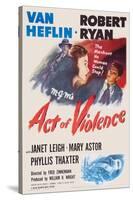 Act of Violence, Robert Ryan, Janet Leigh, Van Heflin, 1948-null-Stretched Canvas