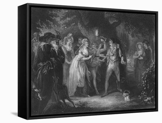 Act V Scene iv from As You Like It, c19th century-null-Framed Stretched Canvas