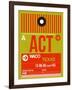 ACT Waco Luggage Tag I-NaxArt-Framed Art Print