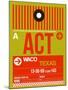 ACT Waco Luggage Tag I-NaxArt-Mounted Art Print