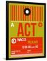 ACT Waco Luggage Tag I-NaxArt-Framed Art Print