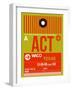 ACT Waco Luggage Tag I-NaxArt-Framed Art Print