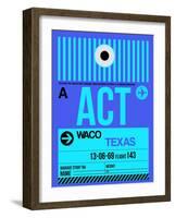 ACT Waco Luggage Tag II-NaxArt-Framed Art Print