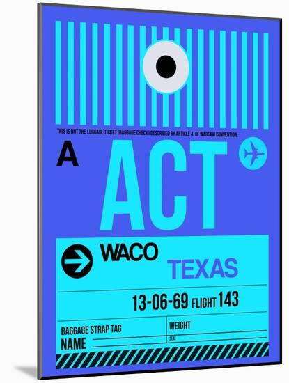 ACT Waco Luggage Tag II-NaxArt-Mounted Art Print