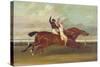 Actaeon Beating Memnon in the Great Subscription Purse at York August 1826, c.1831-David Dalby of York-Stretched Canvas