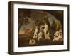 Actaeon Metamorphoses into a Stag (Oil on Canvas)-Francesco Albani-Framed Giclee Print