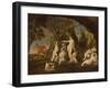 Actaeon Metamorphoses into a Stag (Oil on Canvas)-Francesco Albani-Framed Giclee Print