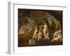 Actaeon Metamorphoses into a Stag (Oil on Canvas)-Francesco Albani-Framed Giclee Print