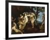 Actaeon Metamorphosing into a Stag, or Diana and Actaeon, C.1640-Francesco Albani-Framed Giclee Print