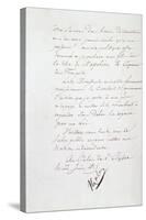 Acte d'abdication de Napoléon, 22 juin 1815-null-Stretched Canvas