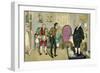Acting off the Stage-Theodore Lane-Framed Premium Giclee Print