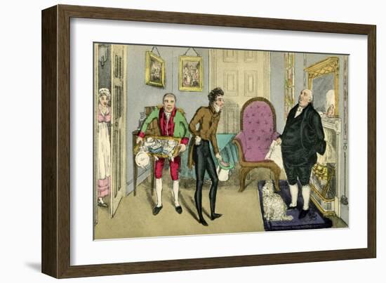 Acting off the Stage-Theodore Lane-Framed Giclee Print