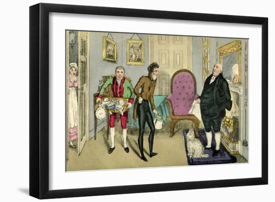 Acting off the Stage-Theodore Lane-Framed Giclee Print