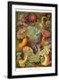 Actiniae-Ernst Haeckel-Framed Art Print