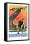 Action! Army Recruitment Poster-null-Framed Stretched Canvas