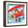 Action Bear-Scott Nelson-Framed Art Print