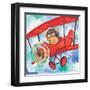 Action Bear-Scott Nelson-Framed Art Print