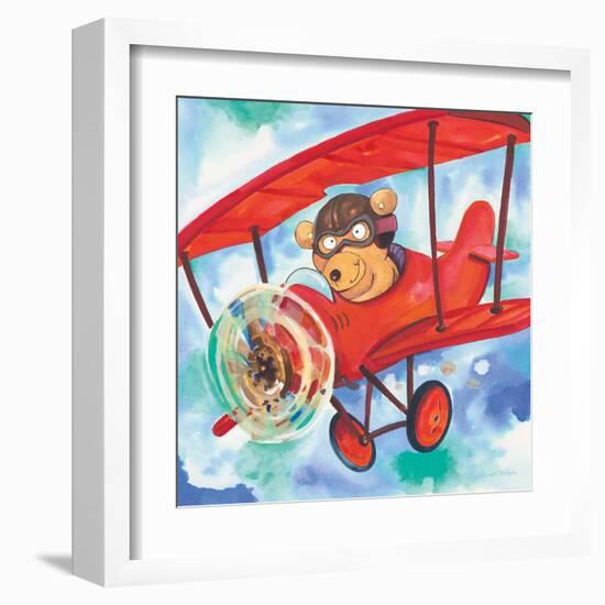 Action Bear-Scott Nelson-Framed Art Print