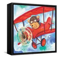 Action Bear-Scott Nelson-Framed Stretched Canvas