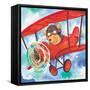 Action Bear-Scott Nelson-Framed Stretched Canvas