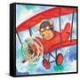 Action Bear-Scott Nelson-Framed Stretched Canvas