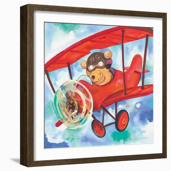 Action Bear-Scott Nelson-Framed Art Print