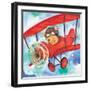 Action Bear-Scott Nelson-Framed Art Print