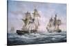 Action Between U.S. Sloop-Of-War "Wasp" and H.M. Brig-Of-War "Frolic", 1812-Richard Willis-Stretched Canvas