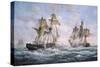 Action Between U.S. Sloop-Of-War "Wasp" and H.M. Brig-Of-War "Frolic", 1812-Richard Willis-Stretched Canvas