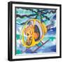 Action Cat-Scott Nelson-Framed Art Print