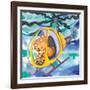 Action Cat-Scott Nelson-Framed Art Print