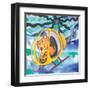 Action Cat-Scott Nelson-Framed Art Print