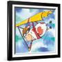 Action Cow-Scott Nelson-Framed Art Print