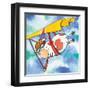 Action Cow-Scott Nelson-Framed Art Print