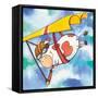 Action Cow-Scott Nelson-Framed Stretched Canvas