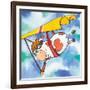 Action Cow-Scott Nelson-Framed Art Print