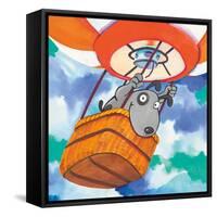 Action Dog-Scott Nelson-Framed Stretched Canvas