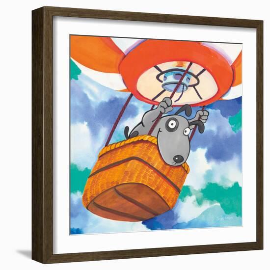 Action Dog-Scott Nelson-Framed Art Print