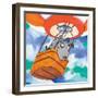 Action Dog-Scott Nelson-Framed Art Print