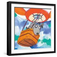 Action Dog-Scott Nelson-Framed Art Print