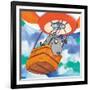 Action Dog-Scott Nelson-Framed Art Print